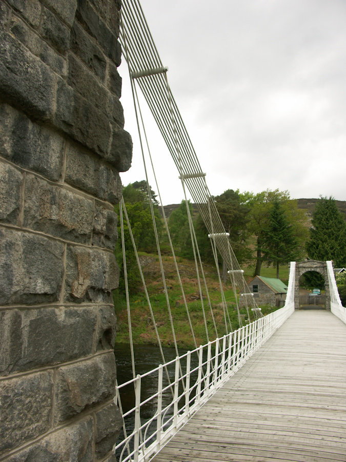 Bridge of Oich, Suspension Bridge,